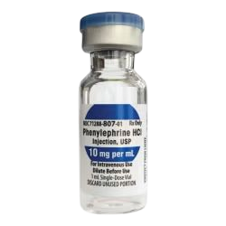 Phenylephrine HCl Injection Solution 10mg/mL 1mL 25/SDV