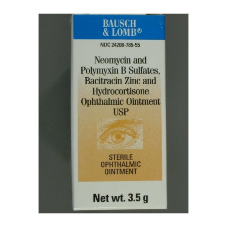 Bacitracin Zinc/Neomycin/Polymyxin B Sulfate 3.5gm Ophth 1/Ea