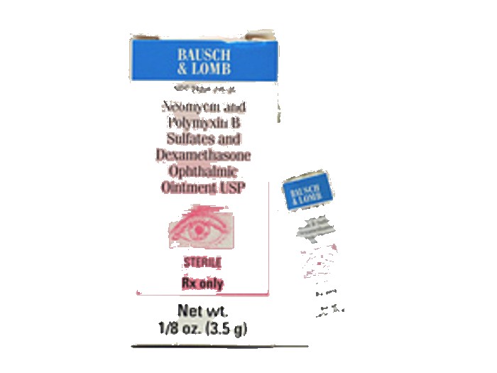 Neomycin-Polymyxin-Dexameth Ophthalmic Oint. 3.5-10000-0.1 3.5gm 1/Tube