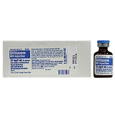 Diltiazem HCl 5mg/mL 5mL 10/SDV (REF)