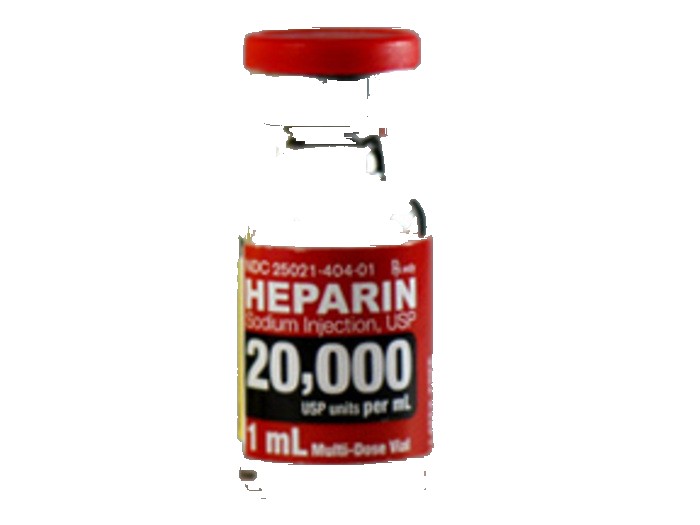 Heparin Sodium 20000U/mL 1mL 25/MDV