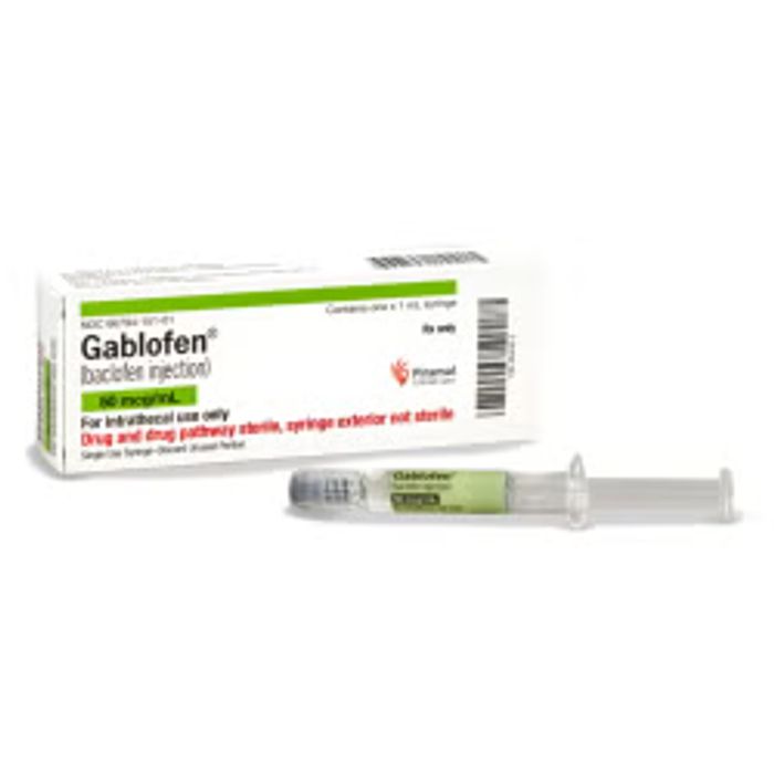 Baclofen 500mcg/ml 20ml 1/Vial