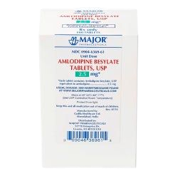 Amlodipine Besylate 2.5mg Tablets 1000/bottle