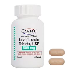 Levofloxacin 500mg Tablet 50/Bottle