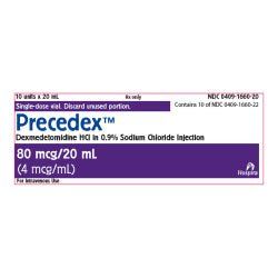 Dexmedetomidine HCl 4mcg/mL 100mL 10/SDV
