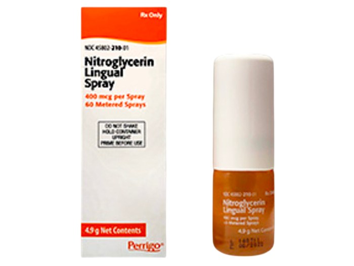 Nitroglycerin 400mcg 12gm 200 Metered Doses 1/Bottle (HAZ)