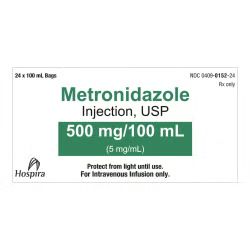 Metronidazole IV Solution 5mg/mL 100mL 24/Case