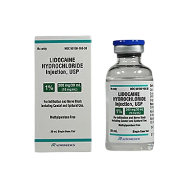 Lidocaine HCl (PF) 1% 30mL 1/SDV — Eugia US LLC