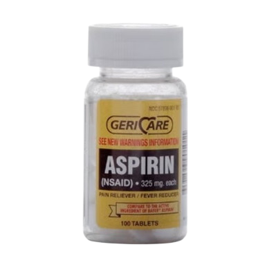 Aspirin Oral Tablet 325mg 100/Bottle