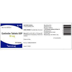 Ezetimibe 10mg tab 90/Bottle