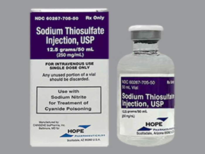 Sodium Thiosulfate 12.5g/50ml (1/vial)