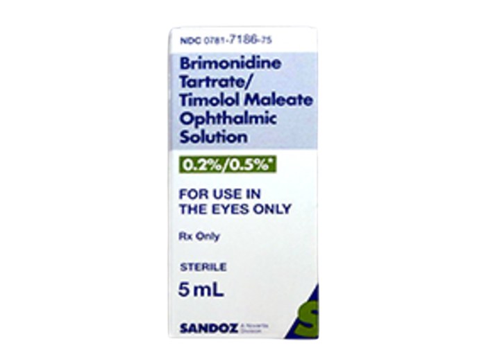 Brimonidine/Timolol OS .2/0.5% 5mL 1/Bottle