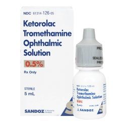Ketorolac Tromethamine Ophthalmic Sol. 0.5% 10mL 1/Bottle