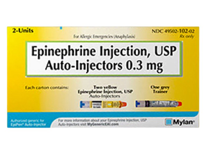 Auvi-Q - Epinephrine 0.15mg Auto-Injector 2/Box