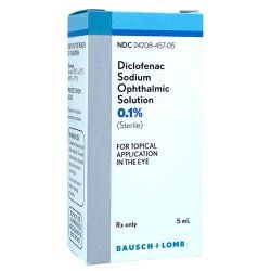 Diclofenac Sodium Ophthalmic Solution 0.1% 5mL 1/Bottle