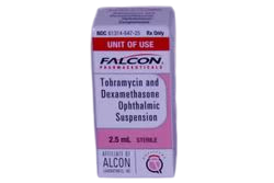 TobraDex - Tobramycin-Dexamethasone Ophthalmic Suspension 0.3-0.1% 2.5mL 1/Bottle