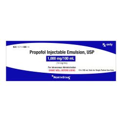 Propofol IV Emulsion 10mg/mL 10mL 10/SDV
