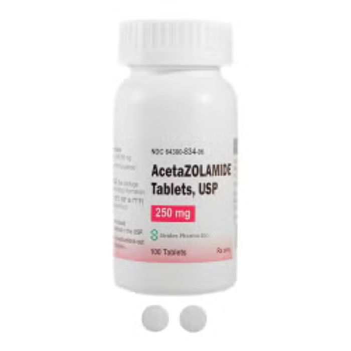 Acetazolamide Tabs 250mg 100/Bottle