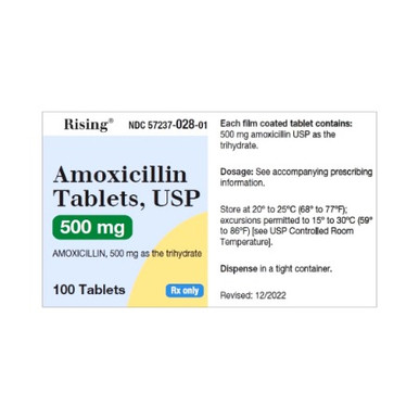 Amoxicillin 400mg/5mL Suspension 100mL 1/Bottle