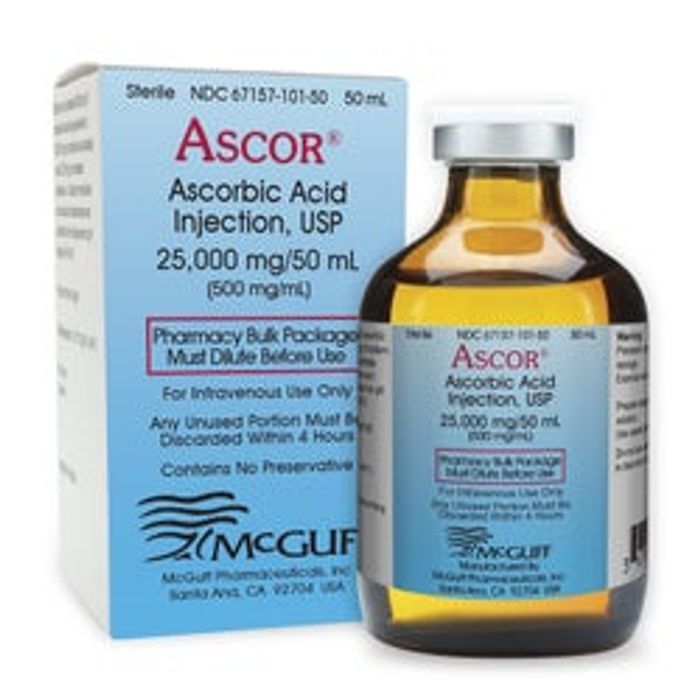 Ascorbic Acid Injection 500mg/mL 50mL 1/Vial