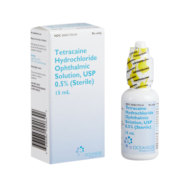 Tetracaine HCl Ophthalmic Sol. 0.5% 15mL 1/Bottle