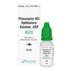 Pilocarpine HCl Ophthalmic Sol. 1% 15mL 1/Bottle