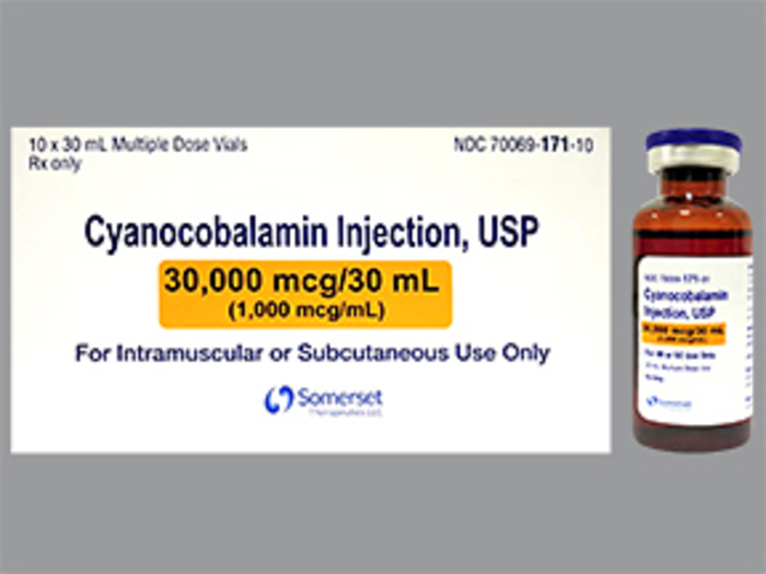 Cyanocobalamin (Vit B) 30ml 5/MDV