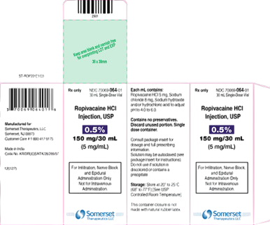 Ropivacaine HCl 5mg/mL 20mL 25/Box