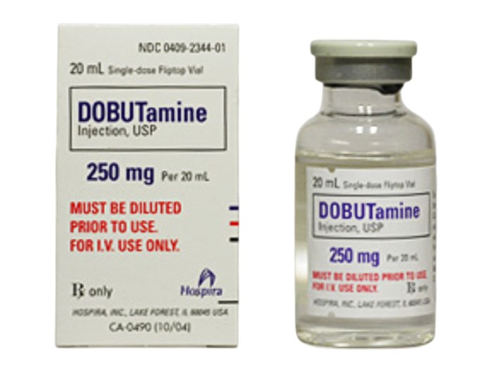 Dobutamine HCl IV Solution 250mg/20mL 10/SDV