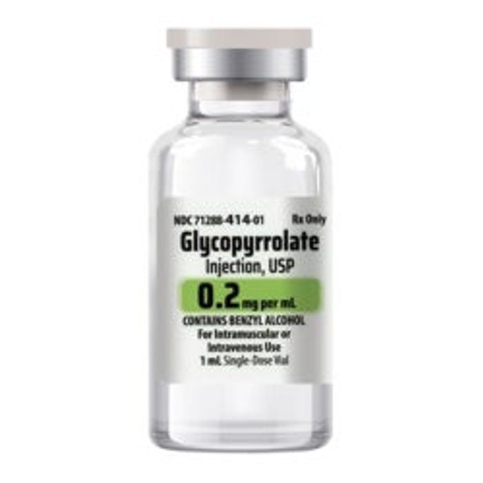 Glycopyrrolate 0.2mg/mL 1mL 25/SDV
