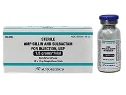 Ampicillin/Sulbactam 1.5gm 10/Vial