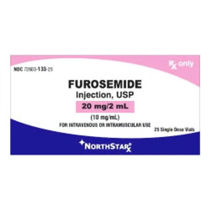 Furosemide (PF) 10mg/mL 4mL 25/SDV
