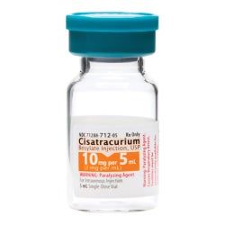 Cisatracurium Besylate IV 2mg/mL 5mL 10/SDV (REF)