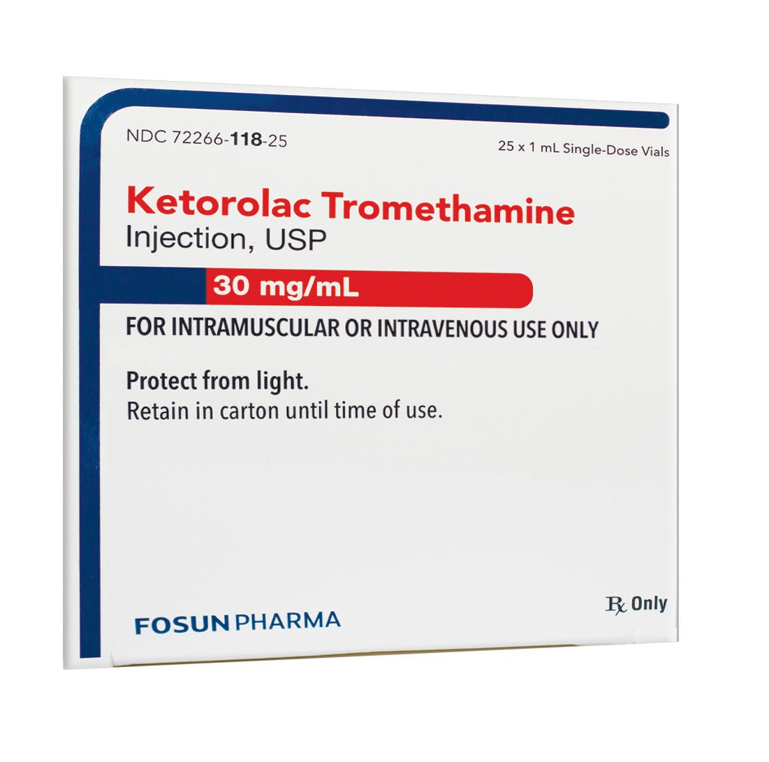 Ketorolac Tromethamine 30mg/mL 1mL PF 25/SDV