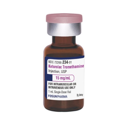 Ketorolac Tromethamine 15mg/ml INJ YL 1mL 25/SDV