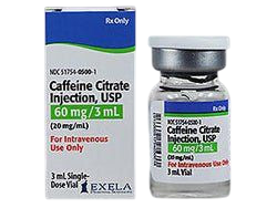 Caffeine Citrate PF 20mg/1mL 3mL 10/Vial