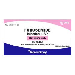 Furosemide 10mg/mL 2mL 25/Vials