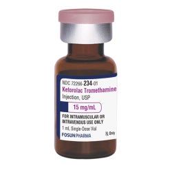 Ketorolac Tromethamine Injection 15mg/mL 1mL 25/Vial