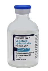 Labetalol HCl IV Solution 5mg/mL 20mL 1/MDV