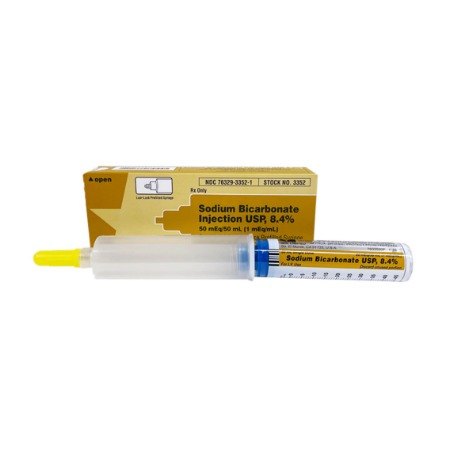 Sodium Bicarbonate IV 8.4% 1mEq/mL 50mL (PF) 10/Syringe