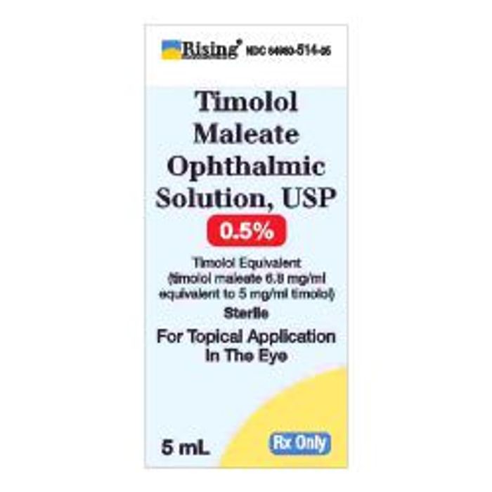 Timolol Maleate 0.5% Ophthalmic Drop 5mL 1/Bottle