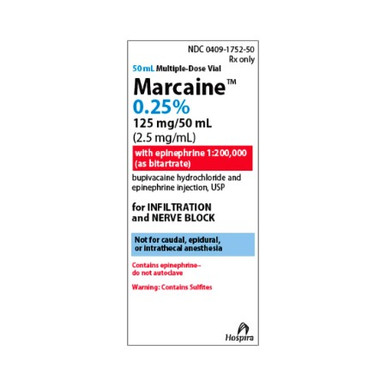 Bupivacaine HCl (PF)  0.25% 30mL 1/Vial