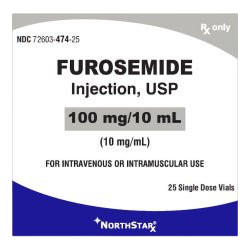 Furosemide 100mg/10mL 1/SDV
