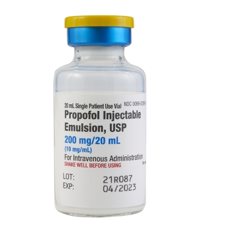 Propofol IV Emulsion 10mg/mL 20mL 25/SDV 4/Case