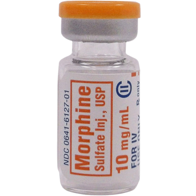 Morphine Sulfate PF 10mg/mL 1mL 10/Syringe