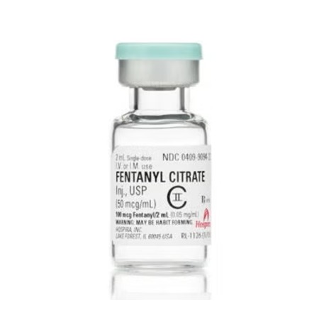 Fentanyl Citrate 0.05mg/mL 2mL 25/Vial