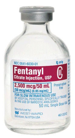 Fentanyl Citrate 0.05 mg/mL 50mL 1/Vial