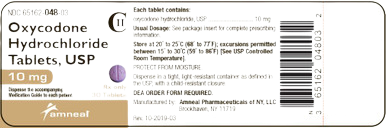 Oxycodone HCL 10mg UD 100/Tablets