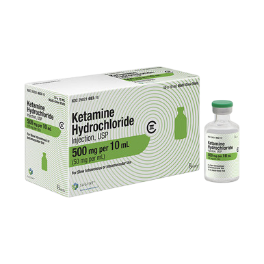 Ketamine HCl Injection 50mg/mL 10mL 10/MDV