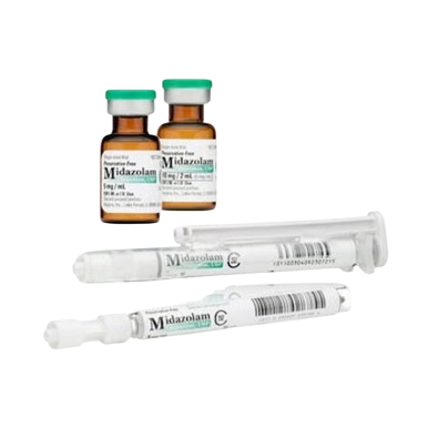 Midazolam (PF) 5mg/mL 2mL 10/SDV